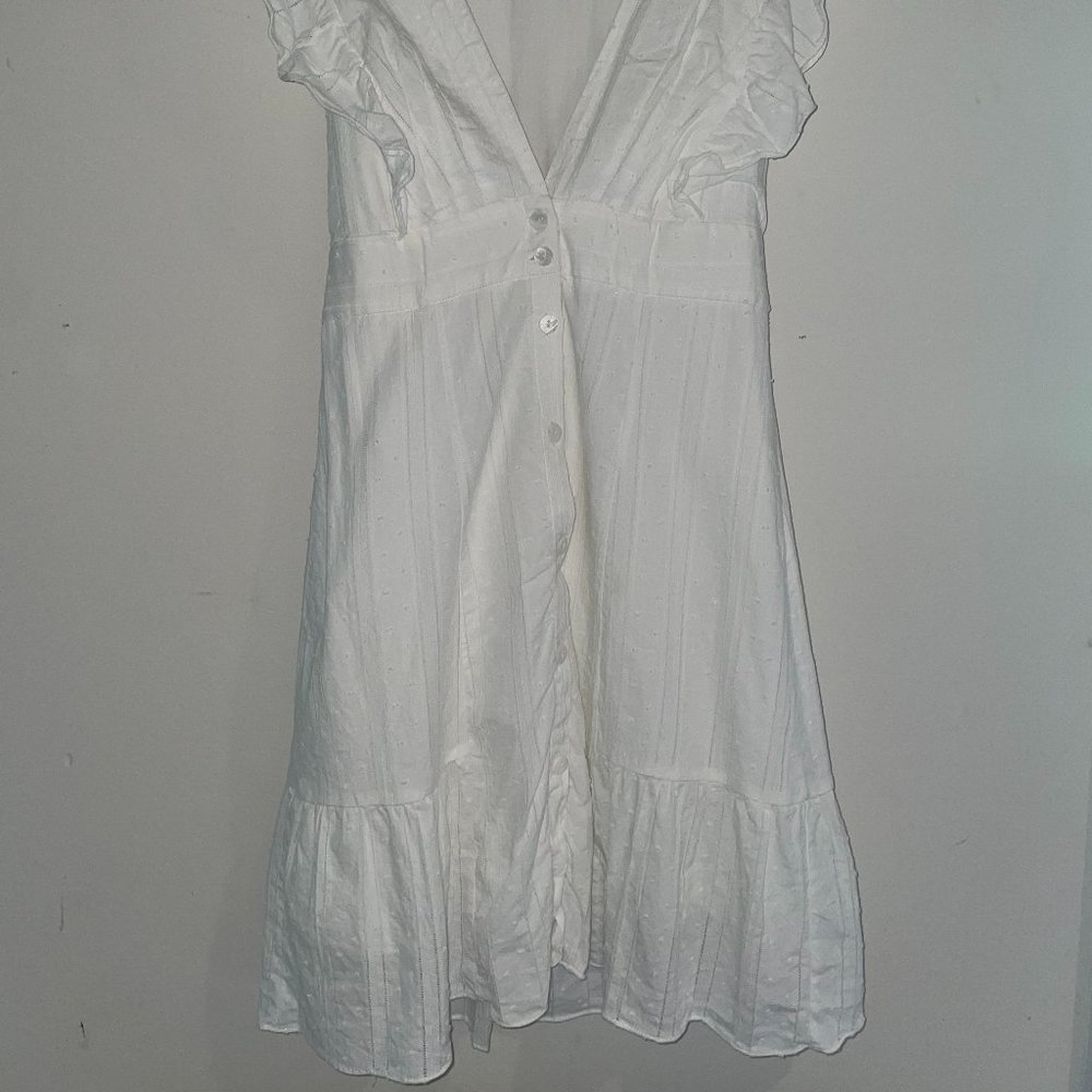 Medium Lulu's White Midi Dress